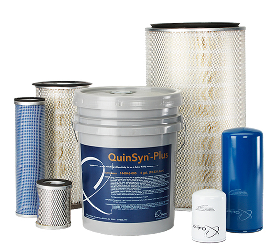 Phụ tùng & Dầu máy nén Quincy